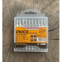 İngco Pro Pz1 25mm Yıldız Uç Sac Ve Sunta Vida Sıkma Ucu Pz1 İnce Bits Uç 20pcs Matkap Ucu