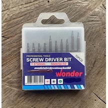 Wonder İmpact Pro Tork6 Mıknatıslı Tork Uç Seti Tork Uç Takımı T6mm 10pcs