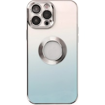Ilkeshop Newface Apple iPhone Uyumlu 13 Pro Max Kılıf Best Silikon - Turkuaz
