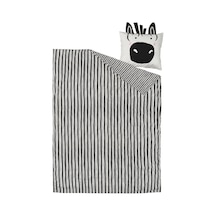 Ikea Natthager Tek Kişilik Nevresim Takımı 150 X 200 Cm Siyah - Beyaz