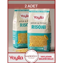 Yayla Glutensiz Mısır Pirinç Risoni 400 G X 2 Adet