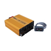 Mexxsun Tam Sinüs Şarjlı Inverter / Ekranlı 12v 1000w