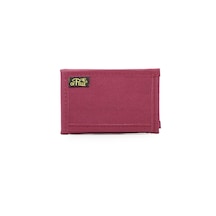 İmaks Cırtlı Fermuarlı Kumaş Spor Unisex Kartlık Cüzdan Bordo A150 Bordo