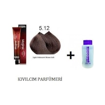 Loreal Majirel 5.12 Açık Kestane Küllü Irize Saç Boyası + Oksidan