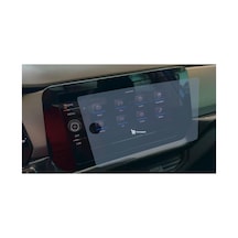 Volkswagen T-cross Uyumlu 8 İnç Multimedya Araç Ekran Koruyucu Nano 9h Kırılmaz Şeffaf