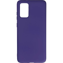 Newface Samsung Galaxy S20 Plus Kılıf Nano İçi Kadife Silikon - Mor
