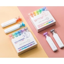Key points fosforlu kalem seti pastel renkler 6lı set Çok Renkli