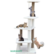Nursoft Premium Çok Katlı Uzun Büyük Boy Kedi Koltuk Tırmalama Koruyucu Tırmalama Tahtası