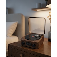 Dijital Saatli Bluetooth Hoparlör Gece Lambası Xuuczzzgramafonspeaker-2-1