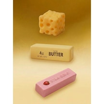 1 Cheese+ 2 Butter Squishy Slow Rising Peynir+terayağ Sukuşi Üçlü Set