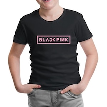 Black Pink - Logo Siyah Çocuk Tshirt