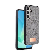 Onegif Samsung Galaxy Uyumlu, A16 5g Bright Simli Kapak - Gümüş