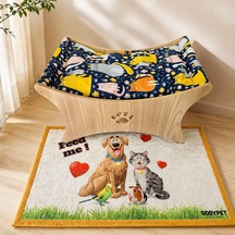 Gobypet Kedi Hamağı Ve Halısı, Kedi Berjeri, Sallanan Sandalye Yatağı, Köpek Yatağı, Köpek Salıncağı Laciv