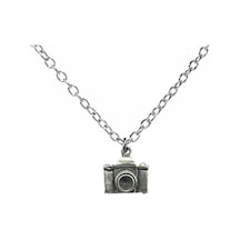 Shutter Moment Fotoğraf Makinesi Figürlü Unisex Kolye 60 Cm Zincirli Çok renkli