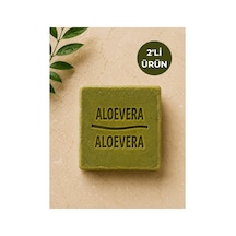 2'li Doğal Aloe Vera Sabunu 120-140 Gr El Yapımı Bitkisel Nemlendirici Yüz, Vücut Ve Saç Sabunu - 62752598 Diğer
