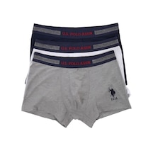 U.S. Polo Assn. U.S Polo Assn. 80155 Erkek 3 Lü Boxer-Lacivert&Grimelanj&Beyaz - L