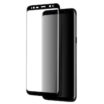 Samsung Galaxy S8 Plus Kırılmaz Cam Nano Tam Kaplayan Zırh Shock Siyah