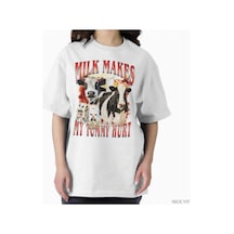 Flood Of Style Karanlık Mizah T-shirt'ü Erkekler Kadınlar İçin %100 Pamuklu Tişörtler Kısa Kollu Üstler 1208 Beyaz