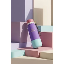 Emsan Thermos Bottle Çelik Sızdırmaz Termos 500 Ml Mor Purple