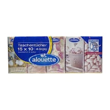 Alouette Kağıt Mendil 10x15'li 5'li Avantaj Paketi Mıchu