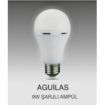 Aguilas Alitec 9w Şarjlı Led Ampul