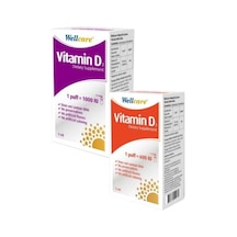 Wellcare Vitamin D3 1000 IU 5 ml + Wellcare Vitamin D3 600 Iu 5