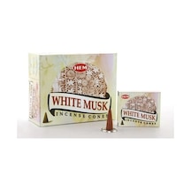 White Musk Aromalı Konik Tütsü Çok Renkli