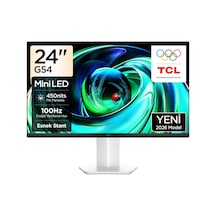 TCL 24G54 Ofis Ve Çalışma Monitörü 24" 100hz Fhd Mini Led Va Panel Ev, Okul Ve İş Ekranı Hdmı+vga, 400 Nits, Göz Koruma