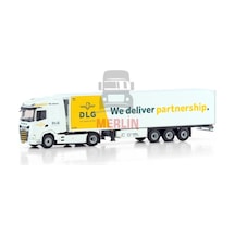 1/50 Daf Xg 6x2 Mıdlıft Axle Reefer Traıler - 3 Axle - Dlg Logistics
