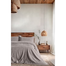 Mila Battaniye Seti Çift Kişilik Vizon Vizon