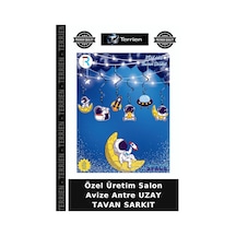 Özel Üretim Salon Avize Antre Uzay Tavan Sarkıt Çok Renkli