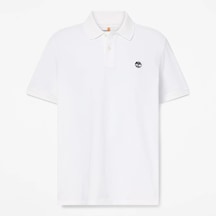 Timberland Mıllers Rıver Pique Short Sleeve Polo Erkek Tişört Tb0a6vdp1001 Beyaz