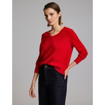 Pierre Cardin Kırmızı Regular Fit Kazak 50331419-vr030