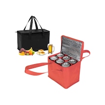 Isı Yalıtımlı Soğutucu Çantalar Kırmızı Çok Renkli