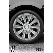 Fiat Linea 16 İnç Jant Kapağı 4 Adet Gri G119