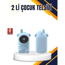 Çocuk Ve Bebek Telsizi - 22 Kanal Vox Modu Usb Şarjlı Renkli Ekran