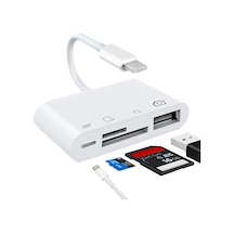 Apple Uyumlu iPhone Lightning To Usb Type C 3.1 4333P Micro Sd Tf Card Kart Ok