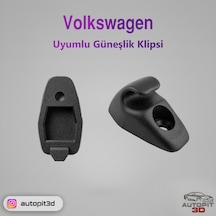 Volkswagen Uyumlu Güneşlik Klipsi Güneşlik Klipsi