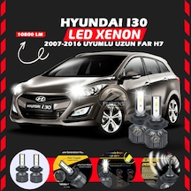 Hyundai İ30 2007-2016 Uzun Far Uyumlu Şimşek Etkili Led Xenon Premium Series H7