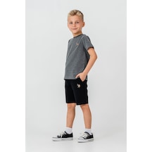 U.S. Polo Assn. U.s Polo Assn. Erkek Çocuk Antrasit Bermuda Takım Us2470-c-v3 Antrasit