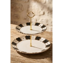 Acar 9327 Cleef 2 Katlı Kurabiyelik - 26 Cm Siyah
