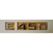 Mercedes Uyumlu Yazı E 450 Krom