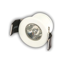 1 Adet Cata Ct 5270 Yıldız 1.5w Sıva Altı Led Spot Beyaz Kasa Gün Işığı 3200k Çok Renkli