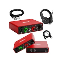 Midex Glx 700rd H Üst Segment Usb Stüdyo Ses Kartı 2 Giriş 2 Çıkış 24bit/192khz Kulaklık Ve Kablo Dahil