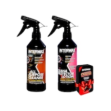 Interwax 2'li Set Döşeme Temizleme ve Torpido Temizleme Sütü 500