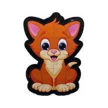 Ahşap Puzzle Kedi (Arkası Hikayeli) Kod 24 Ahşapta Hobboy