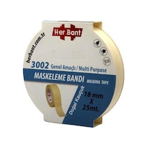 18mmx25mt Maskeleme Band Doğal Kauçuk Hotmelt Bant Yüksek Kalite