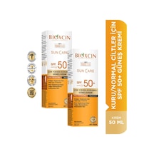 Bioxcin Sun Care SPF 50+ Kuru ve Normal Ciltler İçin Yüksek Korumalı Güneş Kremi 2 x 50 ML