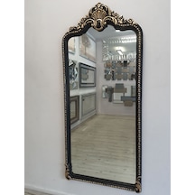 Ayna Denizi Princess Great Black Gold Model Siyah Altın Renk Dekoratif Boy Aynası