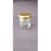Ziylan 40Cc Kavanoz Sarı Kapaklı Minik Kavanoz Bal Kavanozu 50Adet 769637192168 Çok Renkli